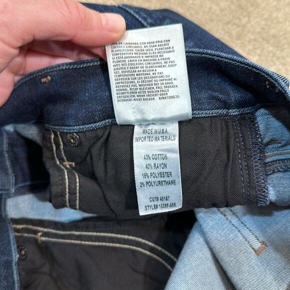 Citizens of Humanity Carlie High Rise Skinny Stretch Dark Blue Jeans Women 30 - Picture 12 of 13